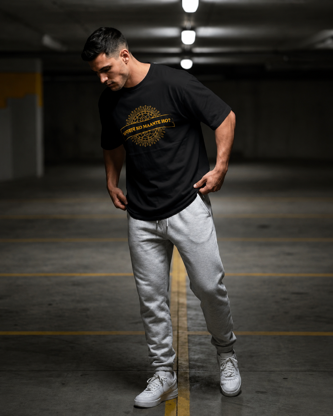 Bhagwan ko maante ho? - Unisex Supima T-Shirt