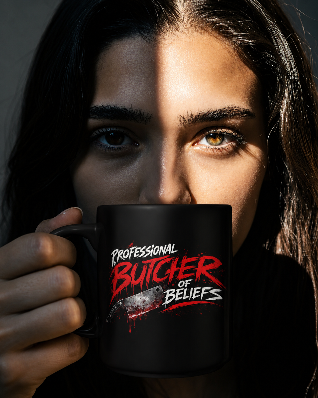 Professional Butcher - Black Coffee Mug