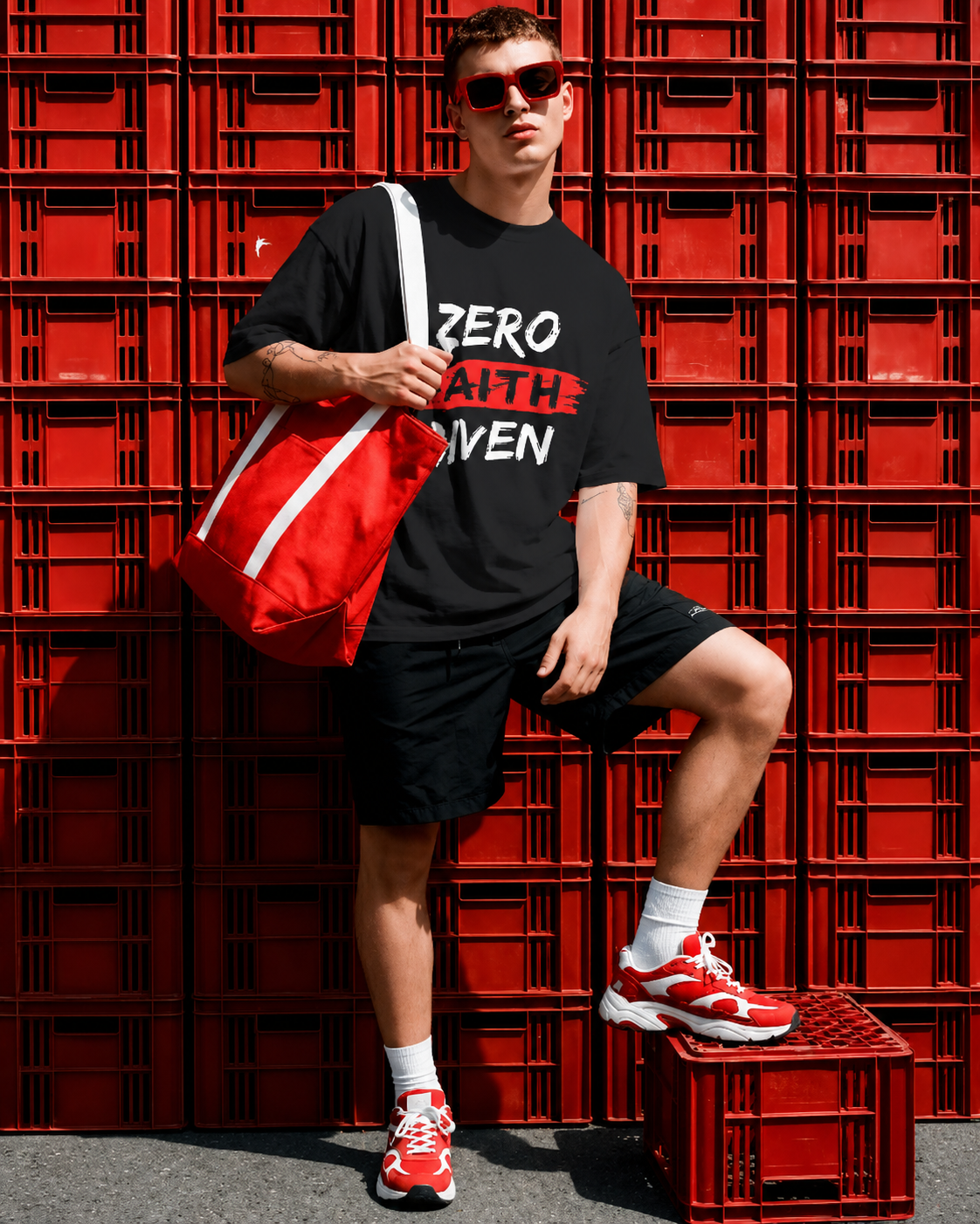 Zero Faith Given - Unisex Terry Oversized Tee