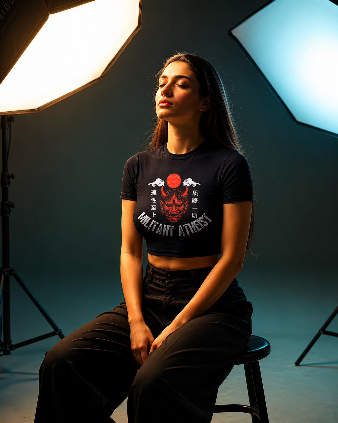 Militant Atheist - Crop Top